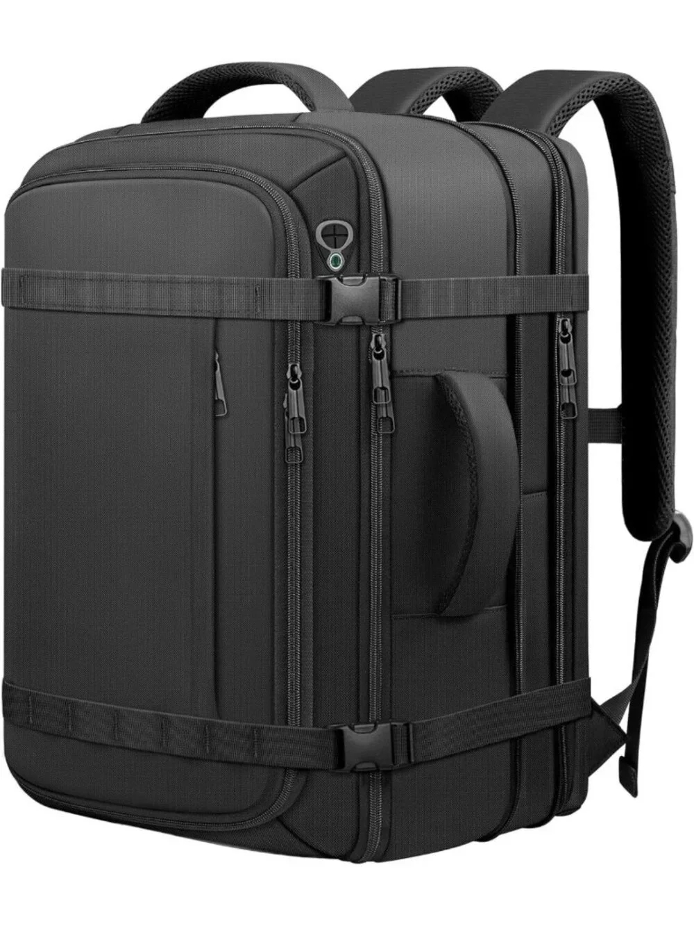 Expandable Travel Backpack - Water Resistant, Fits 17.3" Laptop, Perfect for